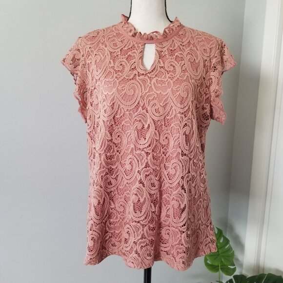PerSeption Concept lace blouse XL - Picture 1 of 6